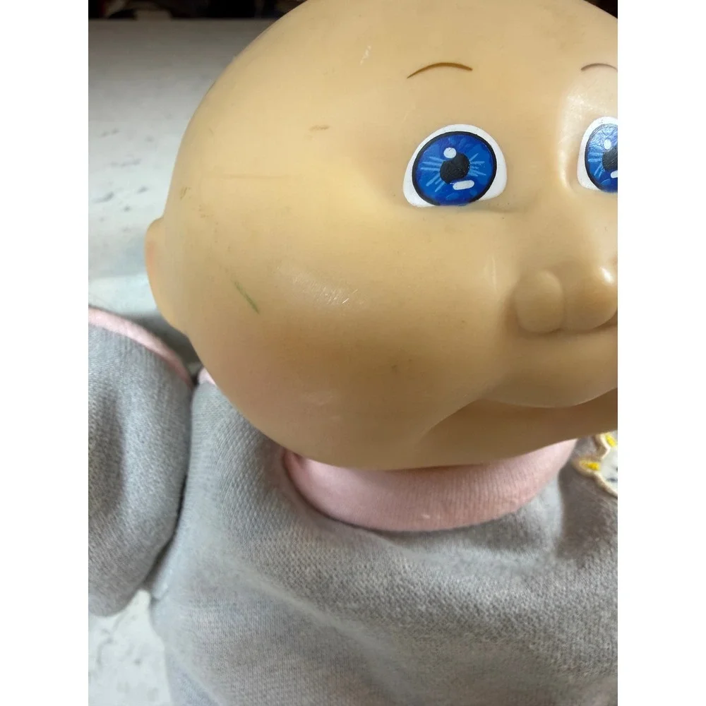 Vintage 1985 Cabbage Patch Kids Doll Xavier Roberts Blue Signature Coleco 16